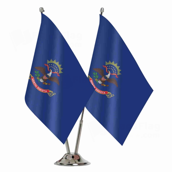 North Dakota Binary Table Flag
