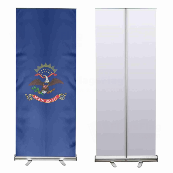 North Dakota Roll Up Banner