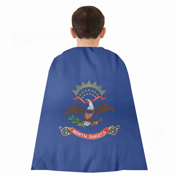 North Dakota Woven Fabric Cloak Digital Printing