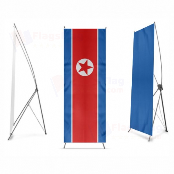 North Korea Digital Print X Banner