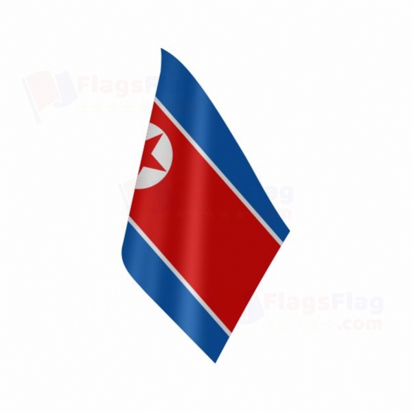 North Korea Table Flag