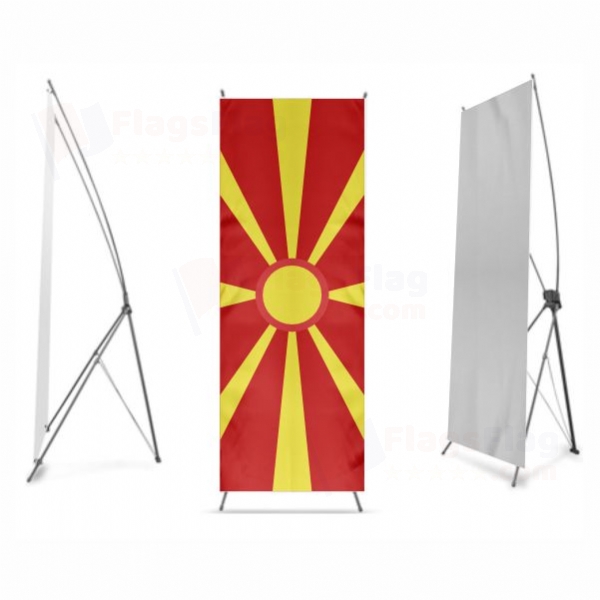 North Macedonia Digital Print X Banner