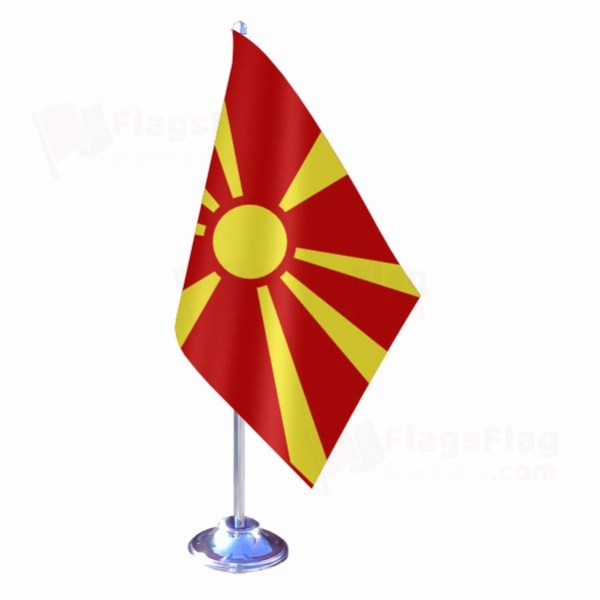 North Macedonia Single Table Flag
