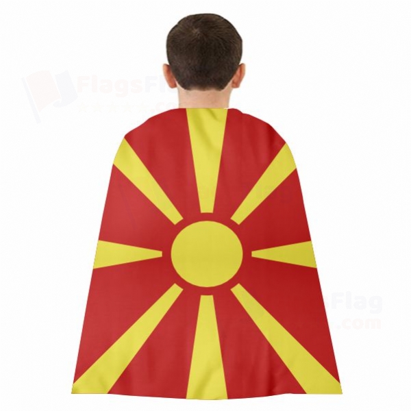 North Macedonia Woven Fabric Cloak Digital Printing