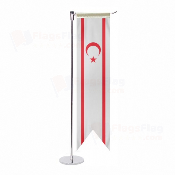 Northern Cyprus L Table Flag