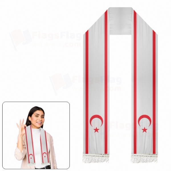 Northern Cyprus Scarf Digital Printing