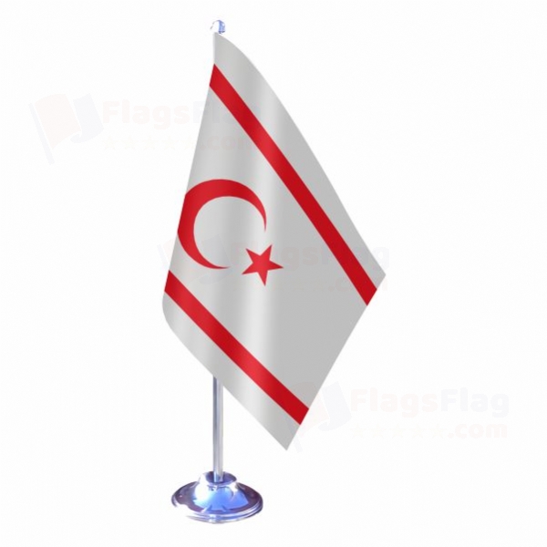 Northern Cyprus Single Table Flag