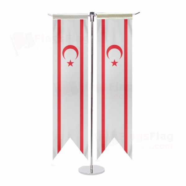 Northern Cyprus T Table Flags