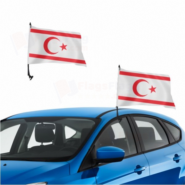 Northern Cyprus Vehicle Convoy Flag
