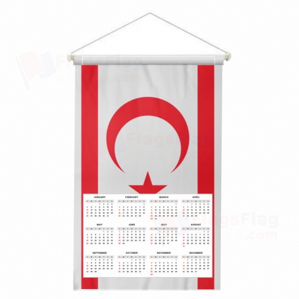 Northern Cyprus Woven Fabric Digital Printing Calendar