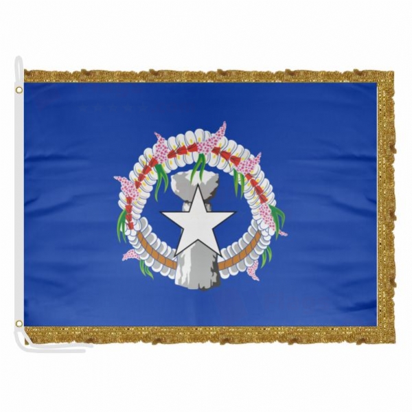 Northern Mariana Islands Satin Office Flag
