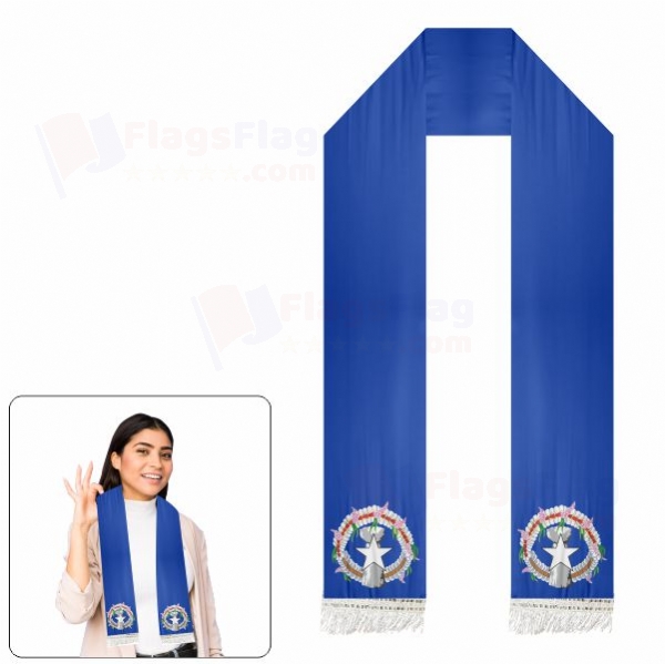 Northern Mariana Islands Scarf Digital Printing
