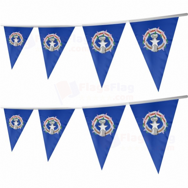 Northern Mariana Islands Stringed Triangle Flag