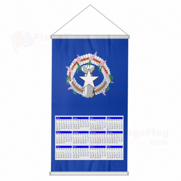 Northern Mariana Islands Woven Fabric Digital Printing Calendar