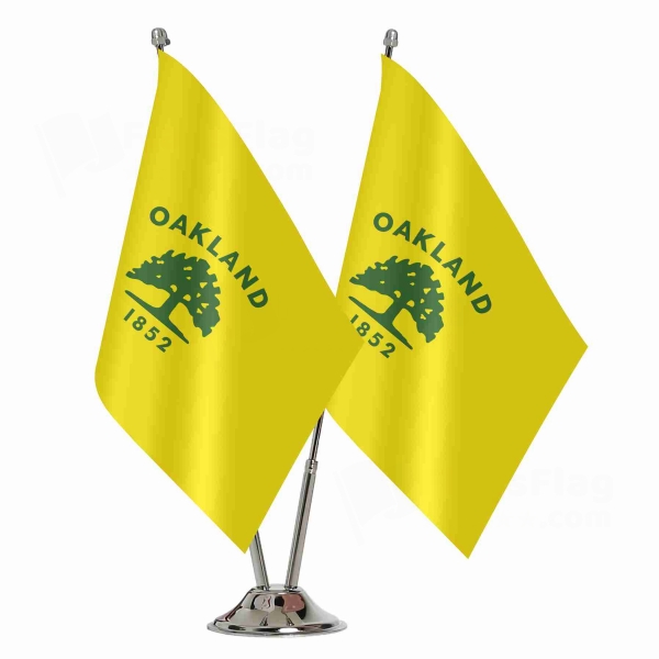 Oakland California Binary Table Flag