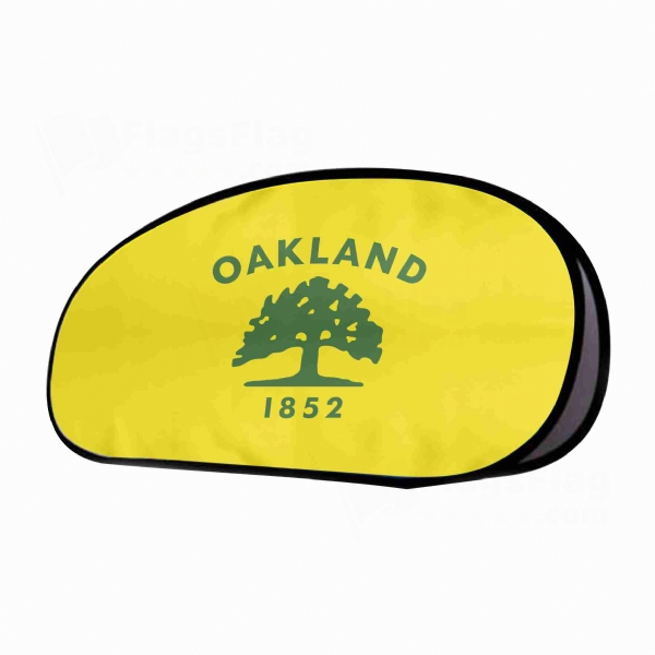 Oakland California Horizontal Fabric Banner Display Stands