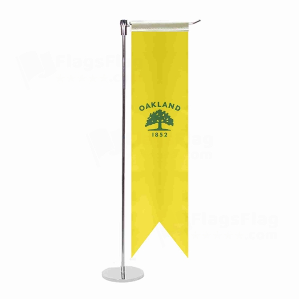 Oakland California L Table Flag