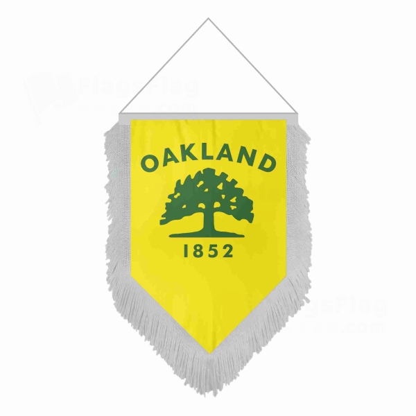 Oakland California Pentagonal Flags