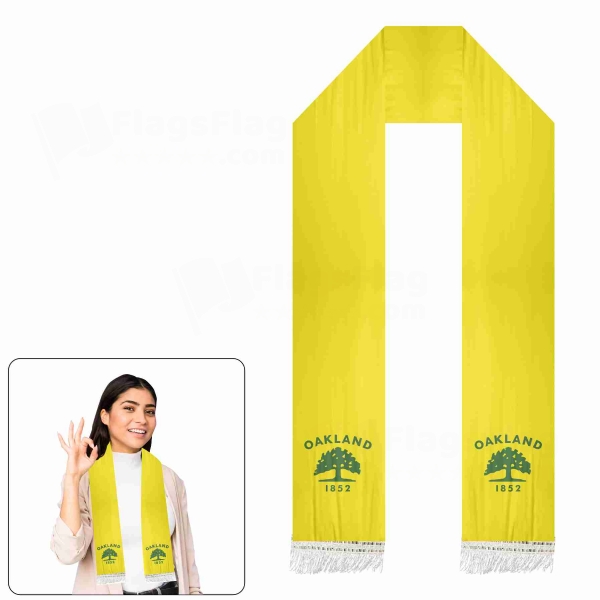 Oakland California Scarf Digital Printing