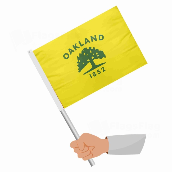 Oakland California Stick Flag