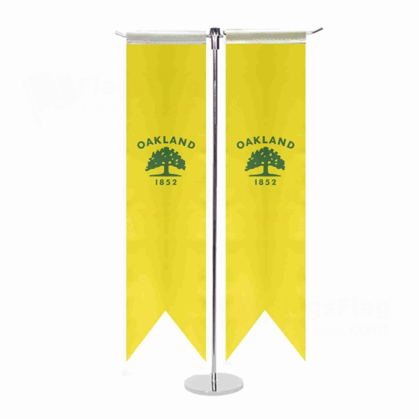 Oakland California T Table Flag