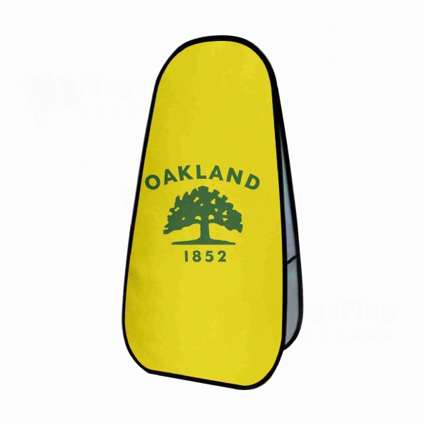 Oakland California Vertical Cloth Banner Display Stands