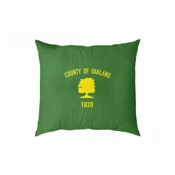 Oakland County Michigan Digital Printed Pillow Cover