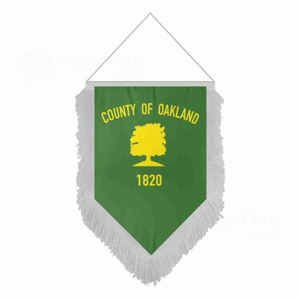 Oakland County Michigan Pentagonal Flags