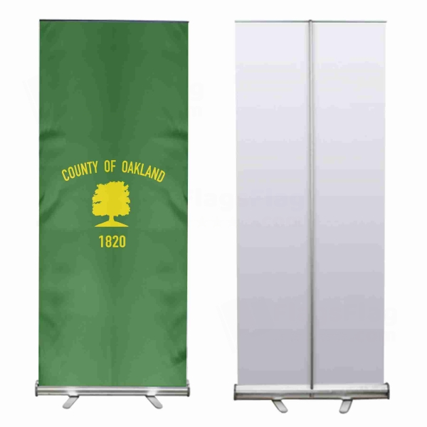 Oakland County Michigan Roll Up Banner