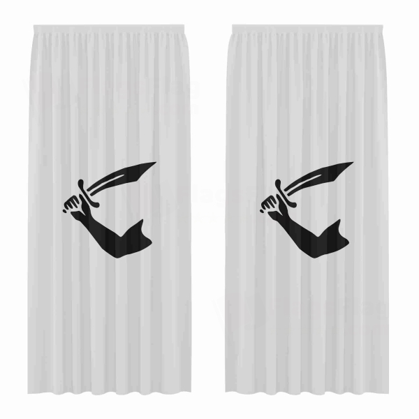 Of Edward Davis Buccaneer Digital Printed Curtains