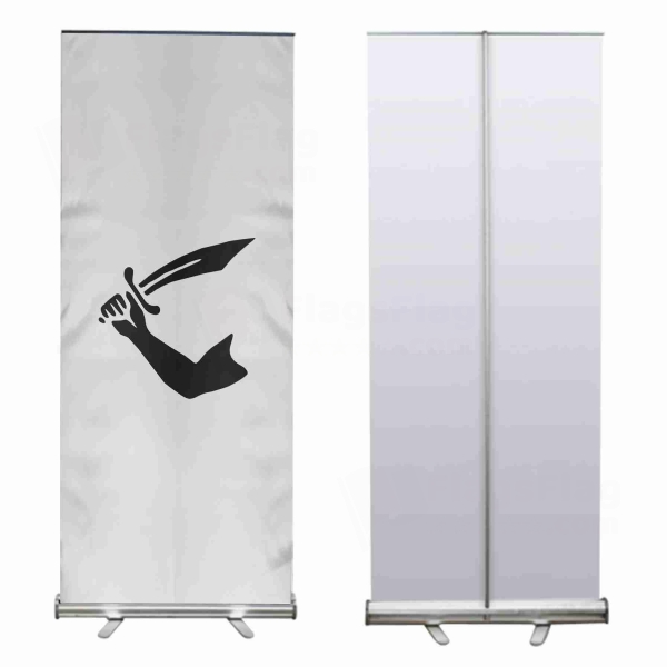 Of Edward Davis Buccaneer Roll Up Banner