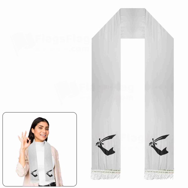 Of Edward Davis Buccaneer Scarf Digital Printing