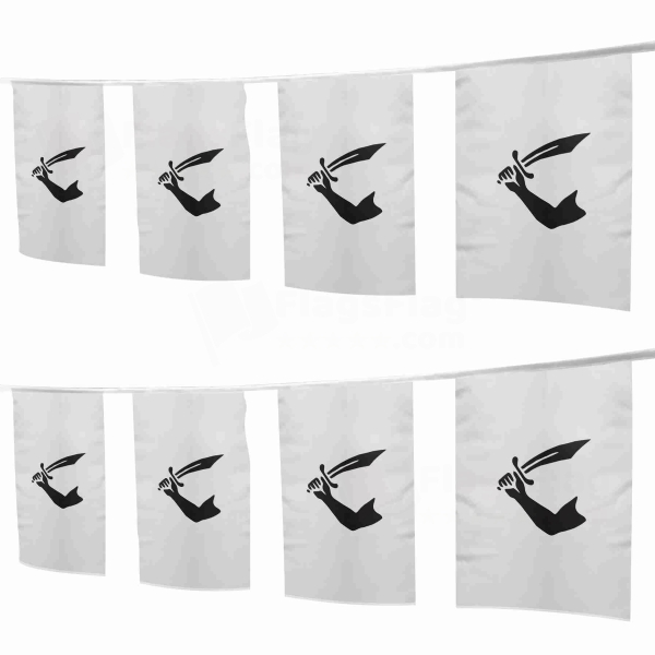 Of Edward Davis Buccaneer Square String Flags