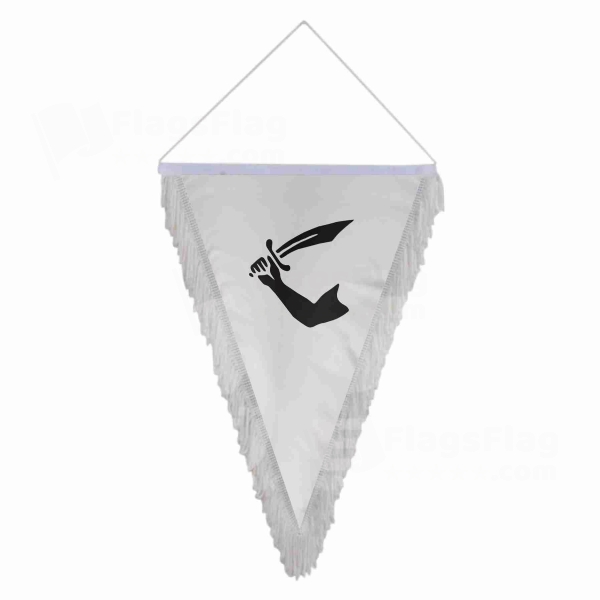 Of Edward Davis Buccaneer Triangle Fringed Streamers