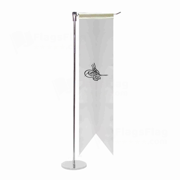 Of Ottoman Tugra The Black L Table Flag
