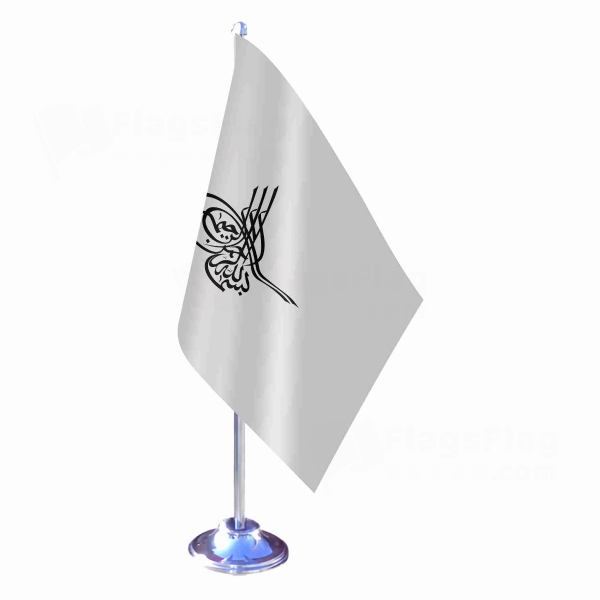 Of Ottoman Tugra The Black Single Table Flag