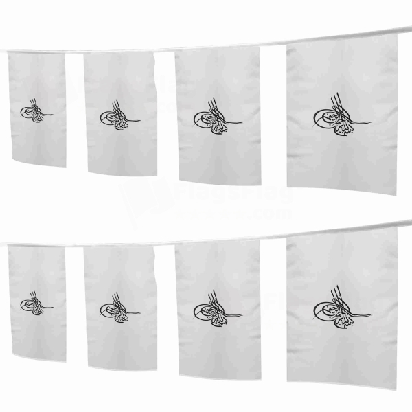 Of Ottoman Tugra The Black Square String Flags