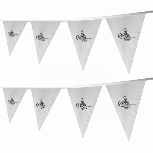 Of Ottoman Tugra The Black Stringed Triangle Flag