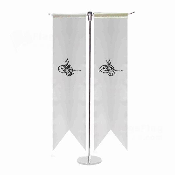 Of Ottoman Tugra The Black T Table Flag
