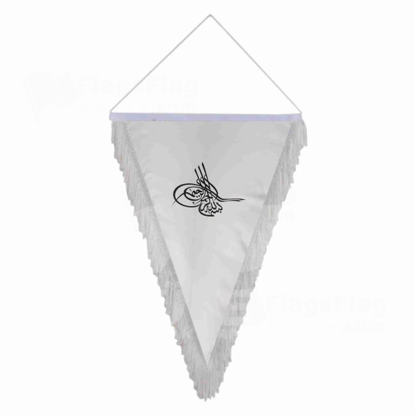 Of Ottoman Tugra The Black Triangle Fringed Streamers