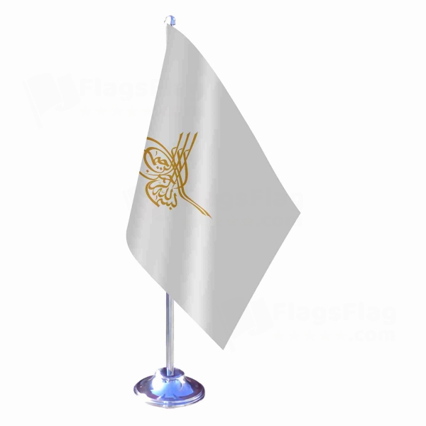 Of Ottoman Tugra The Gold Single Table Flag