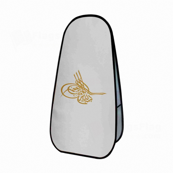 Of Ottoman Tugra The Gold Vertical Cloth Banner Display Stands