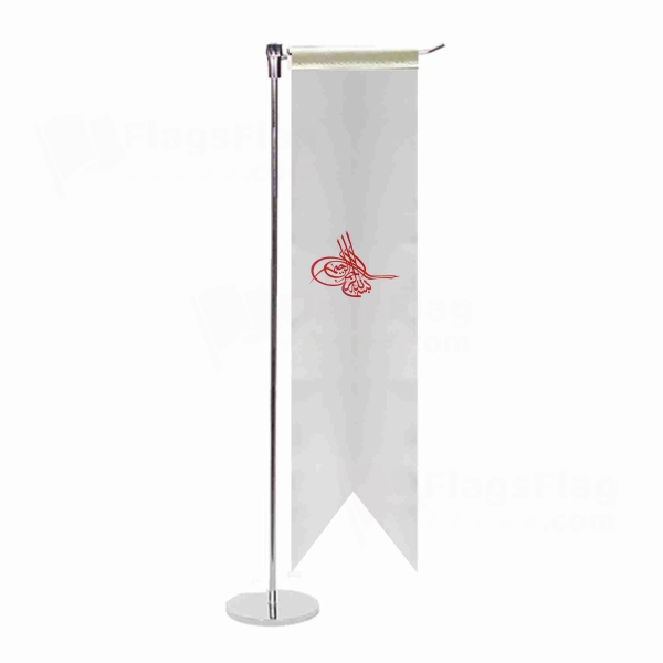 Of Ottoman Tugra The Red L Table Flag