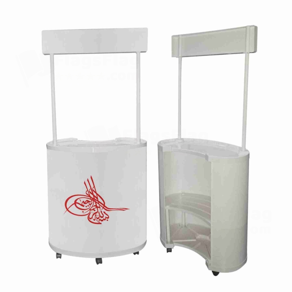 Of Ottoman Tugra The Red Round Display Stand