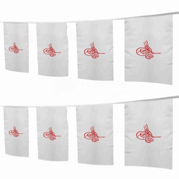 Of Ottoman Tugra The Red Square String Flags