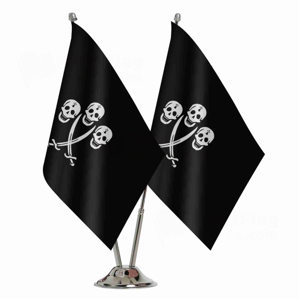 Of Robert Surcouf 2 Table Flags