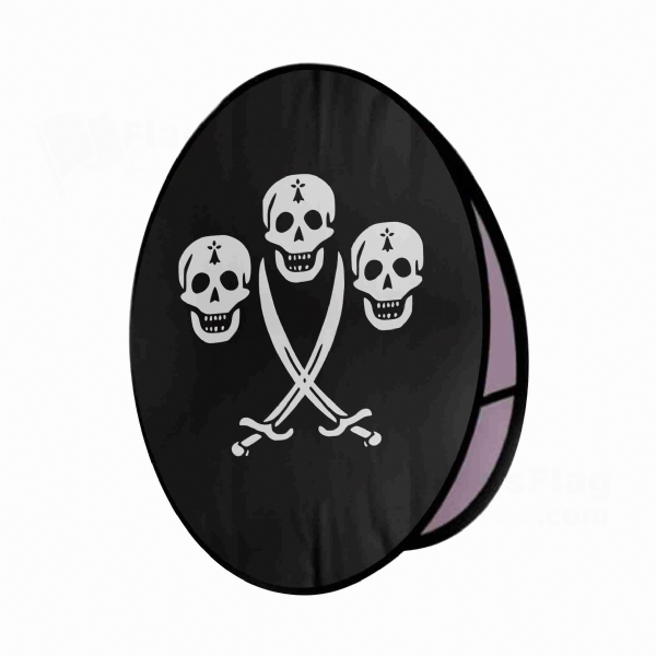 Of Robert Surcouf Round Cloth Banner Display Stands