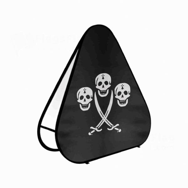 Of Robert Surcouf Triangle Fabric Banner Display Stands
