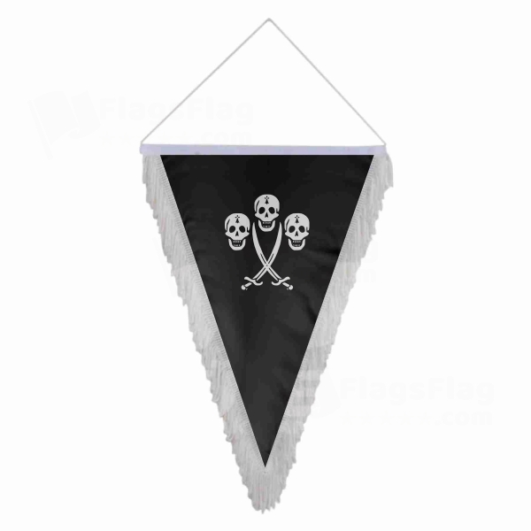 Of Robert Surcouf Triangle Fringed Streamers