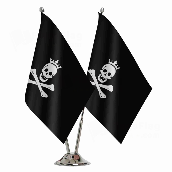 Of The King Of The Pirates 2 Table Flags